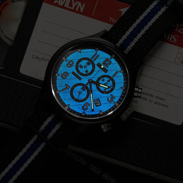 Timex MK1 Supernova Chrono 42mm Black Blue